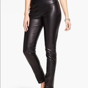 Leather leggings